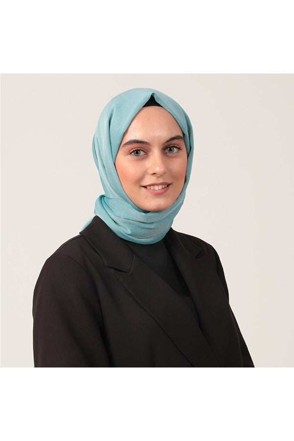 Janjanlı Şifon Şal - Cam Göbeği